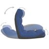 vidaXL Floor Chair Blue Fabric (100% polyester), metal, foam Medium