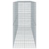 vidaXL Gabion Basket Silver Galvanized iron wire Extra Large Durable