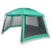 vidaXL Pool Tent with Removable Fly & Mesh Walls Sea Green 201.6x180.3"