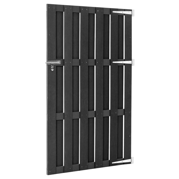 vidaXL Garden Gate WPC 39.4"x70.9" Gray