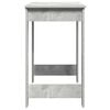 vidaXL Desk Concrete Grey Engineered Wood 39.4x17.7x29.5 in Desk