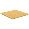 vidaXL Table Top Bamboo Brown Bamboo 23.6 x 23.6 x 0.6 in
