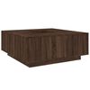 vidaXL Coffee Table Brown Oak Engineered Wood 39.4 x 39.4 x 15.7 in
