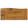 vidaXL Table Top 31.5"x15.7"x1.5" Live Edge Solid Wood Mango