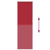 vidaXL Roller Blind Red Polyester 17.7 x 68.9 in Adjustable Armrests