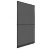 vidaXL Hinged Insect Screen for Doors Anthracite 47.2x94.5"