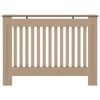 vidaXL Radiator Cover 44.1"x7.5"x32.1" MDF
