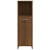 vidaXL Bathroom Cabinet Brown Oak Engineered Wood Bathroom Cabinet