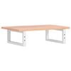 vidaXL Basin Shelf Wall Mounted Steel and Solid Wood Oak