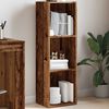 vidaXL Book Cabinet Old Wood Engineered Wood Medium Book Cabinet