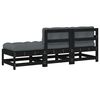 vidaXL Garden Lounge Set Black, Anthracite