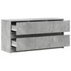 vidaXL TV Cabinet Concrete Grey Engineered Wood Medium TV Cabinet