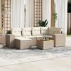vidaXL Garden Sofa Set Beige