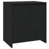 vidaXL Sideboard Set of 3 Black Engineered Wood Medium Sideboard