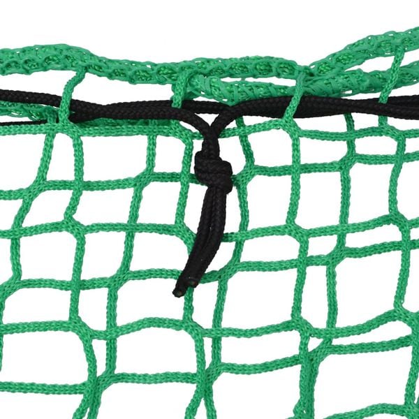 vidaXL Hay Net Set of 4 Green 100% Polypropylene 29.5x19.7 in Hay Net