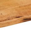 vidaXL Table Top 55.1"x23.6"x1.5" Live Edge Solid Wood Mango