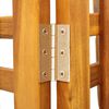 vidaXL 4-Panel Room Divider 63.4"x0.8"x66.9" Solid Acacia Wood
