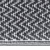 vidaXL Outdoor Rug Black Polypropylene 55 x 79 in Pattern Outdoor Rug
