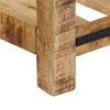 vidaXL Console Table Natural Mango Wood Solid Mango Wood 39.4x13.8x29.5 in