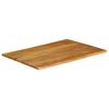 vidaXL Table Top Oak Finish Solid Mango Wood 39.4 x 31.5 in Durable
