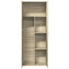vidaXL Highboard Sonoma Oak Engineered Wood Tall Highboard Rectangular