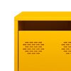 vidaXL TV Cabinet Mustard Yellow 26.8x19.7x17.1" Cold-rolled Steel