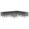 vidaXL Garden Lounge Set Grey, Anthracite