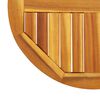 vidaXL Table Top Natural wood Solid acacia wood 23.6 inch diameter