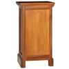 vidaXL Drawer Cabinet Natural Teak Solid Teak Wood Compact