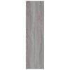 vidaXL Book Cabinet Grey sonoma Engineered wood Tall Book Cabinet