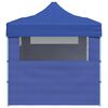 vidaXL Gazebo Blue Polyester, Steel 10 x 20 ft Collapsible Gazebo