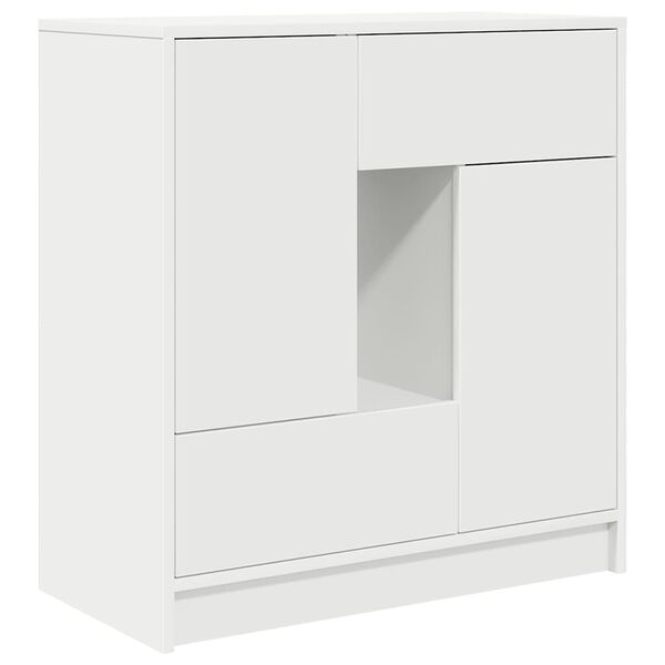 vidaXL Sideboard White Engineered wood Medium Sideboard Rectangular