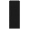 vidaXL Bookcase Black oak Engineered wood Medium Bookcase Rectangular