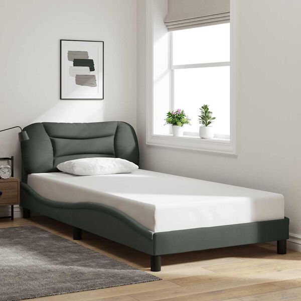 vidaXL Bed Frame Dark Grey
