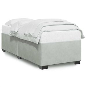 vidaXL Bed Frame Light Grey