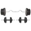 vidaXL Barbell and Dumbbell Set 132.3 lb