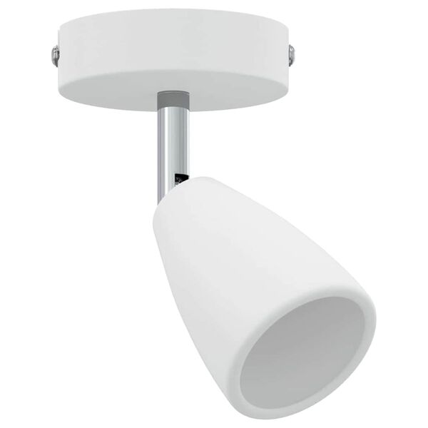 vidaXL Ceiling Spotlight White 8 x 8 x 14.5 cm Steel