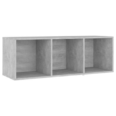vidaXL TV Stand Concrete Gray 42.1"x13.8"x14.6" Engineered Wood