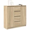 vidaXL Sideboard Sonoma Oak Engineered Wood Medium Sideboard