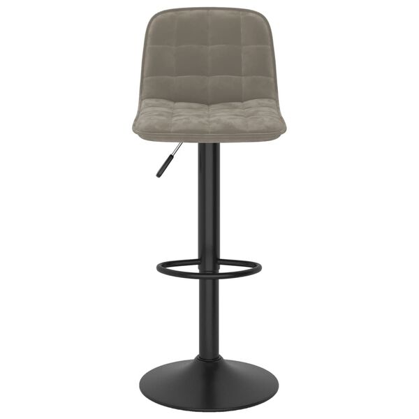 vidaXL Bar Stool Set of 2 Light Grey