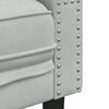 vidaXL Chesterfield Sofa Chair Light grey