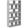 vidaXL Room Divider Grey Sonoma Engineered Wood Large Room Divider