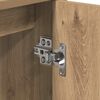 vidaXL Bathroom Cabinet with Door Artisan Oak 24.80 x 11.42 x 21.65 in