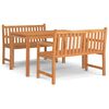 vidaXL Garden Dining Set Teak Fine sanded teak hardwood Medium Durable