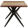 vidaXL Dining Table Mixed color Solid reclaimed wood 70.9x35.4x29.9 in
