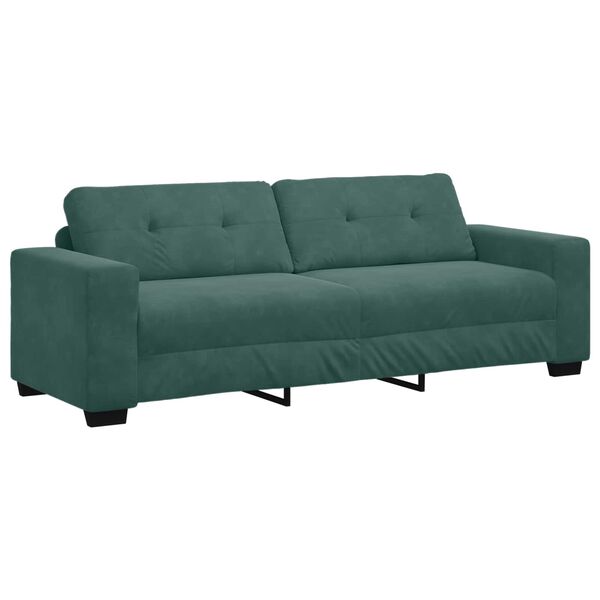 vidaXL Sofa Dark Green 87.01 x 30.71 x 31.50 in Fabric