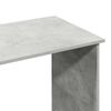 vidaXL Desk Concrete grey Engineered wood Medium Durable Desk