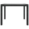 vidaXL Outdoor Dining Set Black
