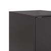 vidaXL Sideboard Black Cold-rolled steel Sideboard Rectangular Modern