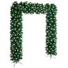 vidaXL Christmas Tree Arch Green PVC, Steel Large Arch Other